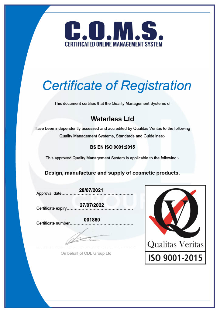 Waterless Ltd - ISO9001-201510241024_1